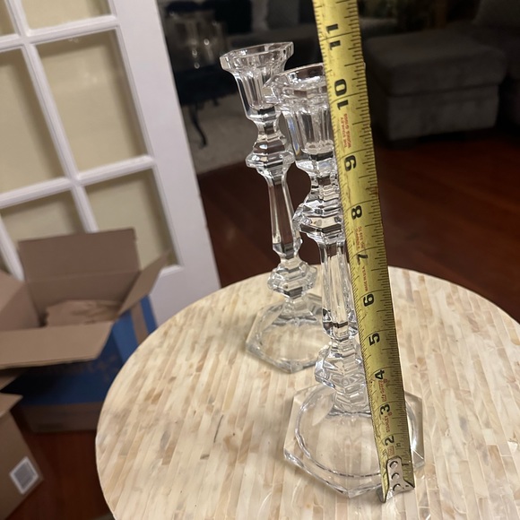 Crystal Candlesticks - Picture 3 of 3